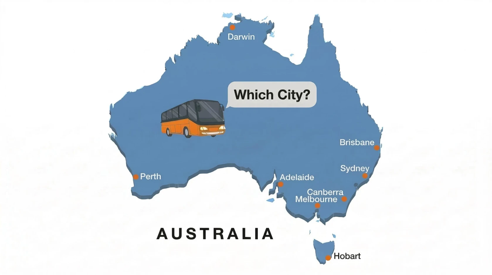 Map of Australia